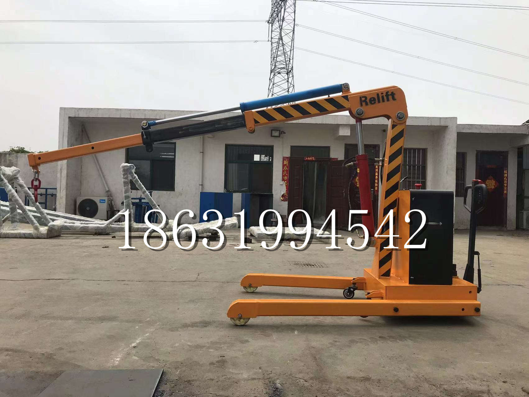 平陆县久征定做3吨三轮随车吊 农用园林绿化移树吊 平板工程用小吊机