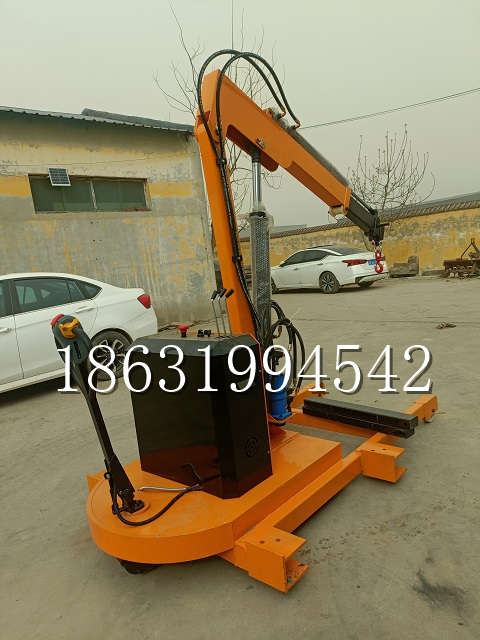 平陆县自卸车厢随车吊 自制轮式四不像起重机 四驱平板吊 5吨 贵盛